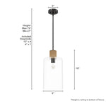Vanning 1 Light 9 inch Pendant - The Shop By Jasmine Roth
