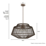 Brookhollow 4 Light Large Pendant - The Shop By Jasmine Roth