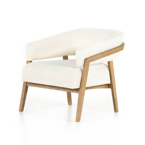Alameda Chair - Gibson White - The Shop By Jasmine Roth