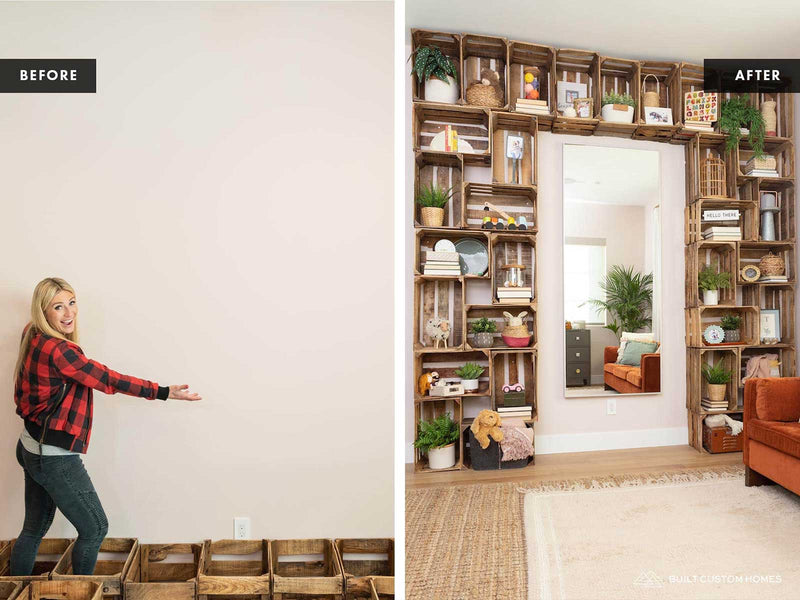 How To: DIY Crate Wall