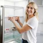 Harwich Refrigerator Storage Basket - White - The Shop By Jasmine Roth