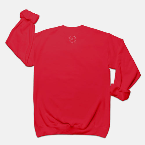 Build Your Happy Crewneck - Holiday Red