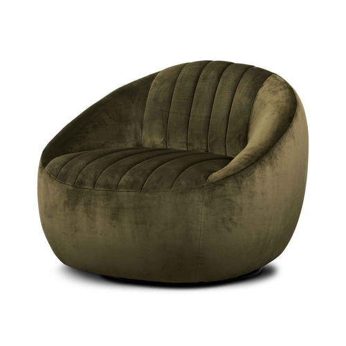 Reeder Swivel Chair - Olive - The Shop By Jasmine Roth