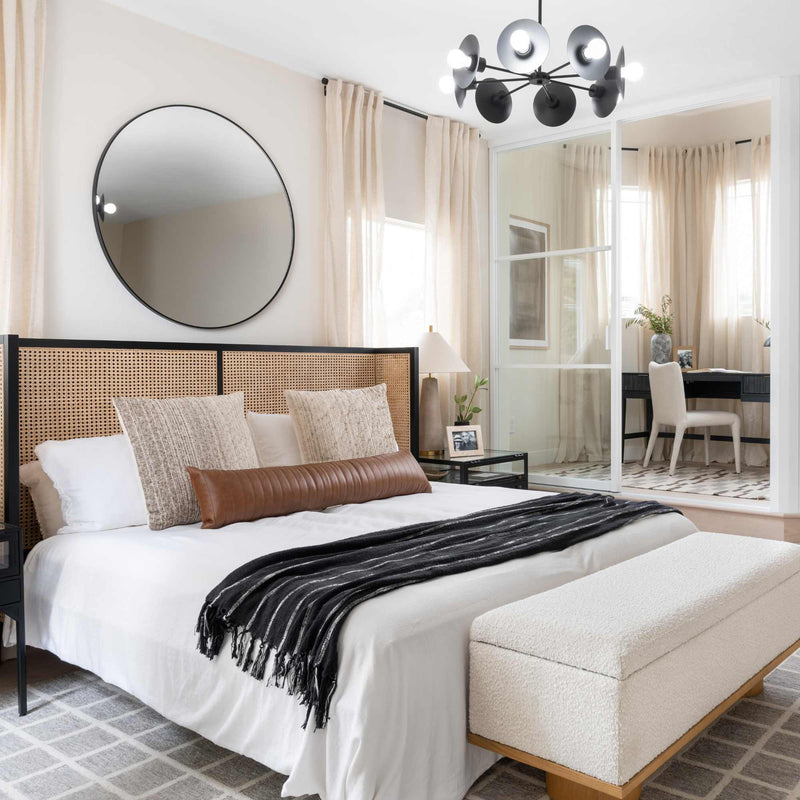 Breeland Rug | Neutral Grid Area Rug | The Shop by Jasmine Roth