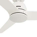 Hunter 52 inch Malden Matte White Ceiling Fan and Handheld Remote - The Shop By Jasmine Roth