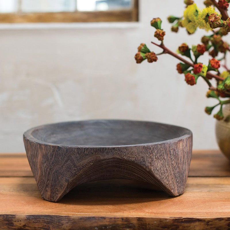 Boise Bowl on table by gold vase | The Shop by Jasmine Roth