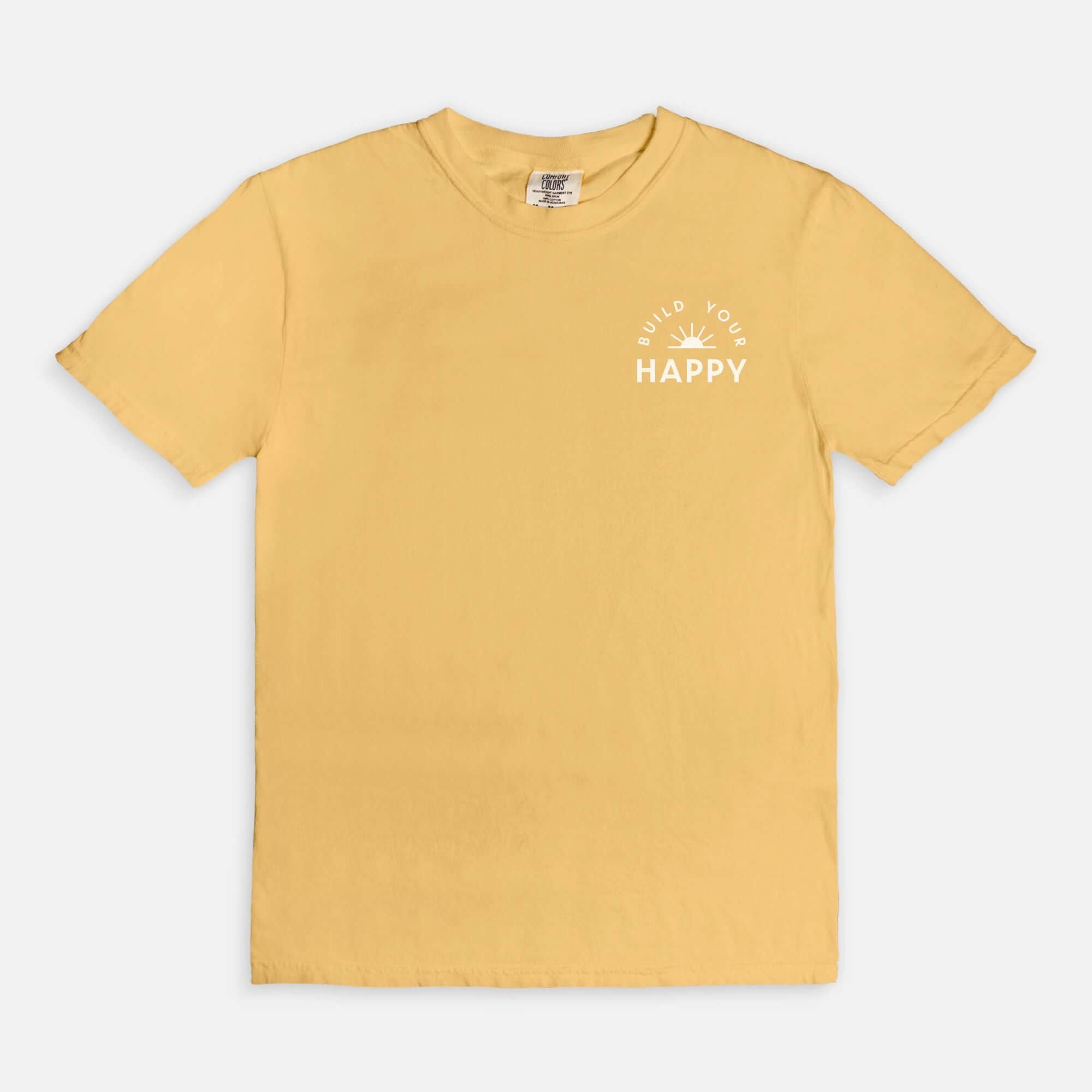 Happy Tee Build Your Happy Unisex Tee - Yellow