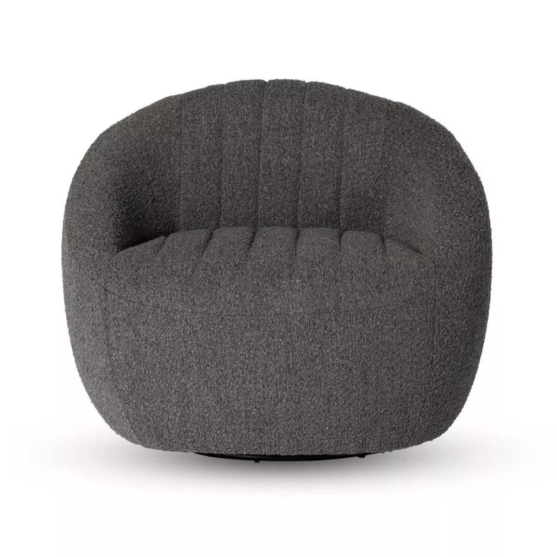 Reeder Swivel Chair - Charcoal - The Shop By Jasmine Roth
