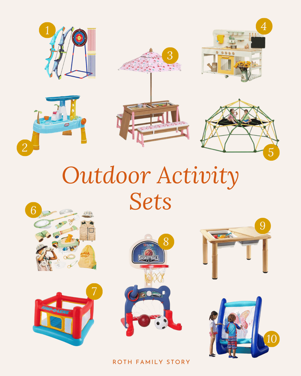 Outdoor Activity Set Backyard Fun for the Kids