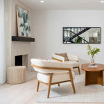 Alameda Chair - Gibson White - The Shop By Jasmine Roth