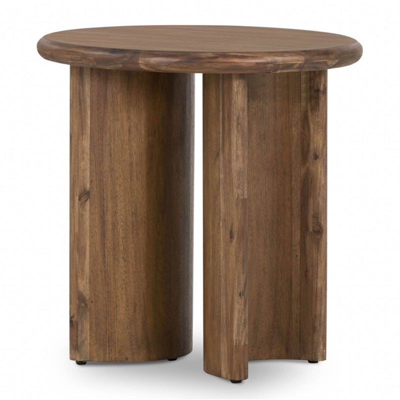 Alvarado End Table Seasoned Brown Finish | Wood End Table | The Shop by Jasmine Roth