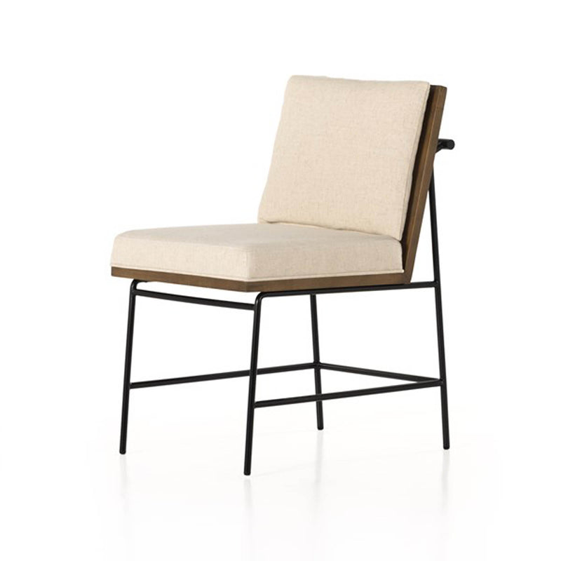 Miramar Dining Chair - Savile Flax / Brown - The Shop By Jasmine Roth