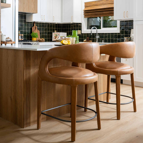 Baeza Counter Stool - Butterscotch - The Shop By Jasmine Roth