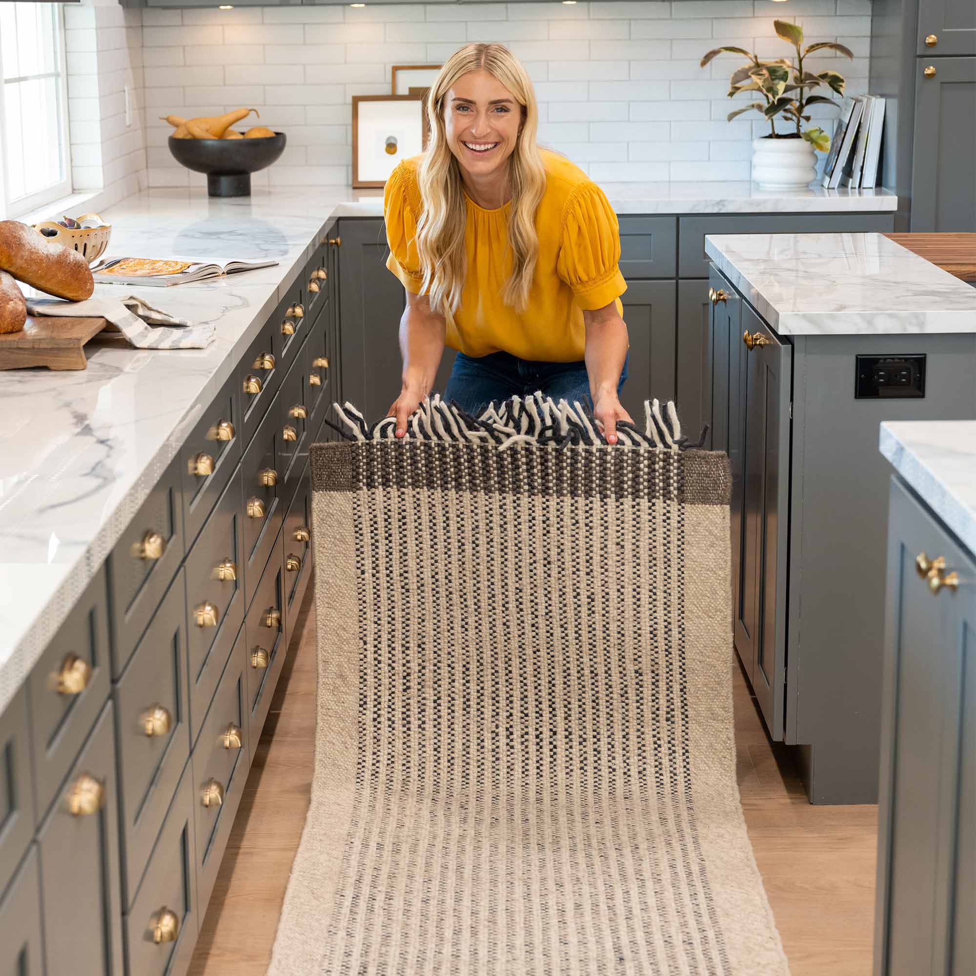 Sisal Rug Kitchen