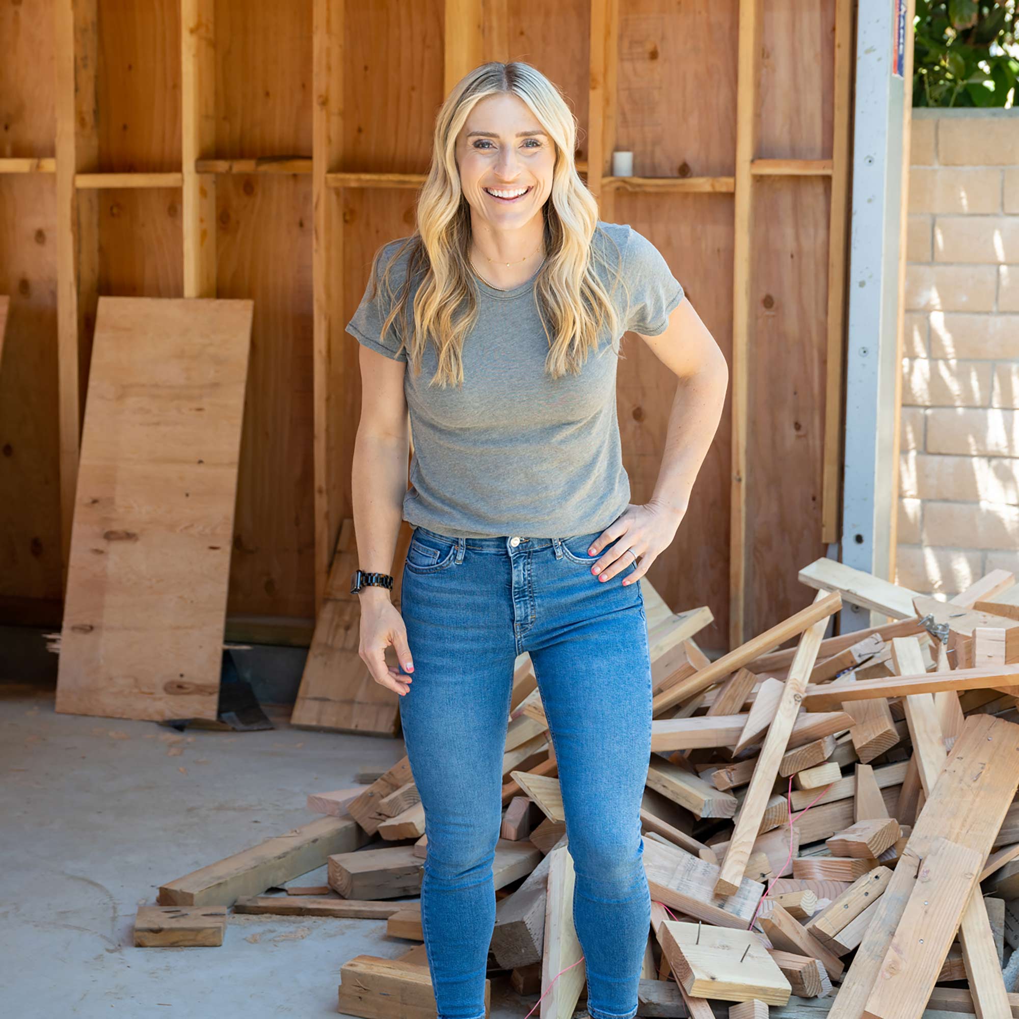 Workwear by Jasmine Roth Womens Tee - Grey - 2XL - The Shop By Jasmine Roth