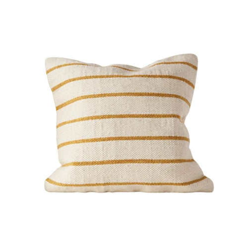 Mayport Pillow- Yellow Stripes - The Shop By Jasmine Roth