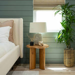 Reilly Table Lamp on Bedside Table