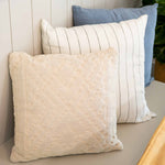 Striped Riley Pillow Styled with Other Throw Pillows