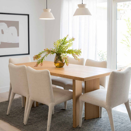 Slater dining table in dining room