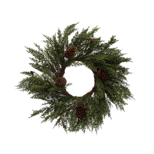 Faux Cypress Wreath 28" - The Shop By Jasmine Roth
